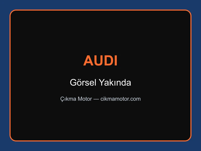 Audi CAGA 2.0 TDI Çıkma Motor — Audi CAGA 2.0 TDI motor görseli