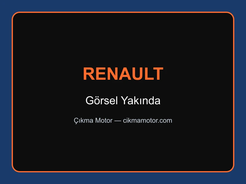 Renault K9K 1.5 dCi Çıkma Motor — Renault K9K 1.5 dCi motor görseli