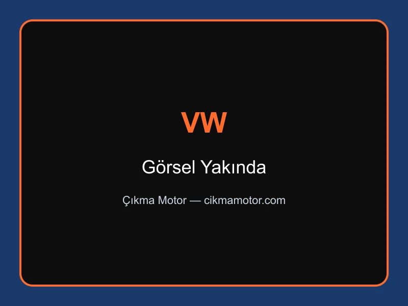 VW CAXA 1.4 TSI Çıkma Motor — VW CAXA 1.4 TSI motor görseli